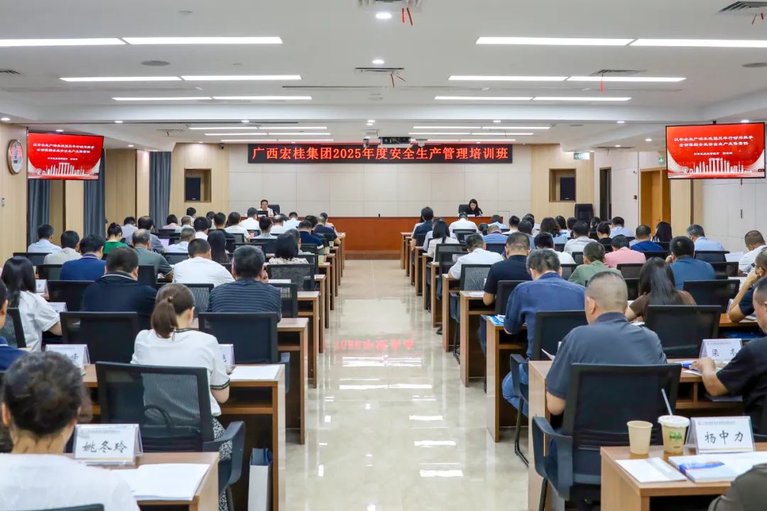 广西宏桂资本运营集团有限公司联合广西应急管理协会举办安全生产管理培训班 强化主体责任与政企协作